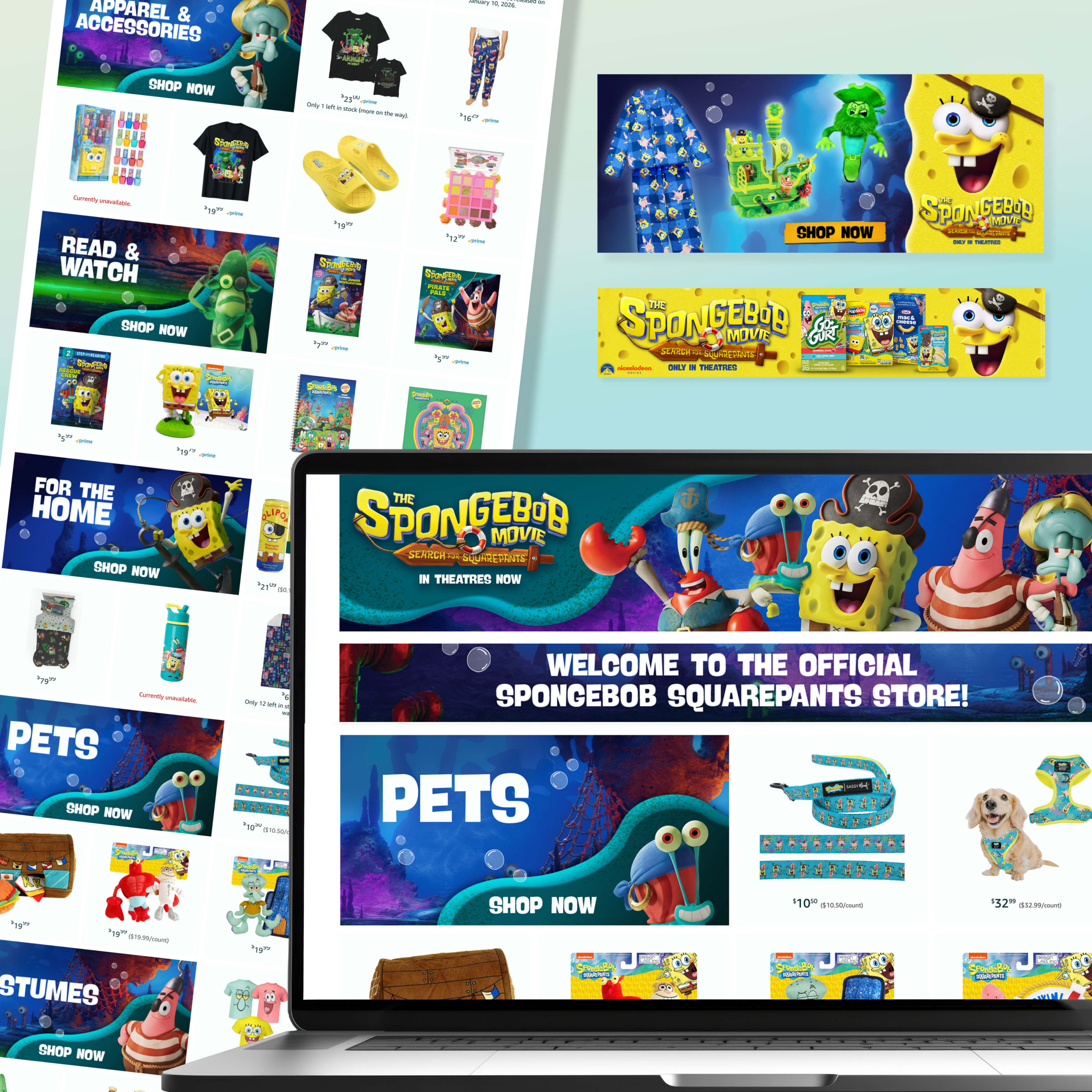 EOY_Roundup_Ecomm_2025 close-ups of app screens focusing on the banking, podcast, and meditation sections of the app.